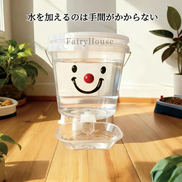 大容量 【無料送料】ペット自動給水器 10L/5L 屋内・屋外兼用 猫用/犬用 清潔保持 ...