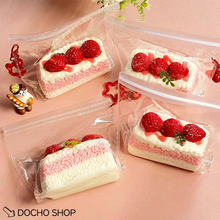 スクイーズ おもちゃ スイーツ いちごケーキ 握る おしゃれ 大福 水感スクイーズ ぷにぷに 低反発 feel5351-10070339 FEEL FEEL サンプル画像3