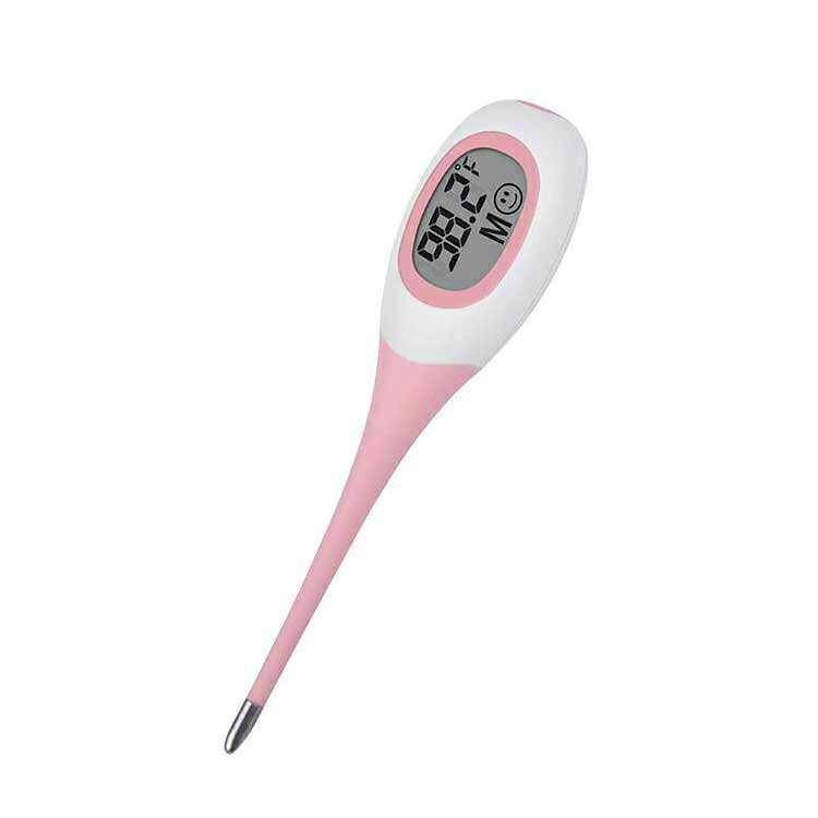 FEEL FEELのペット用体温計 電池交換可 安全設計 デジタル温度計 LCD ペット用 猫 柔らかい 体温計 非接触 高精度 防水 犬 大画面 8秒スピード検温 液晶 メモリー機能 モ 消音 ミュート｜アングル2