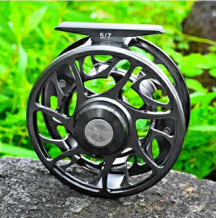 フライフィッシングホイール アルミニウム フライリール 魚釣り リール5 9 FLYREEL 10WT 7