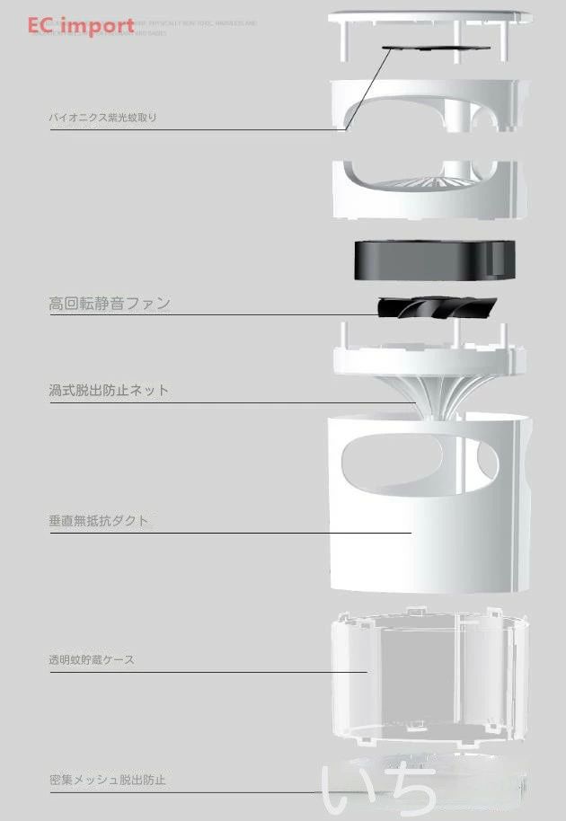 蚊取りライト 家庭用 吸入式 蚊取り器 新型 蚊取りランプ 蚊取線香虫除け 誘引器 ...