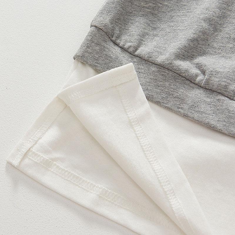 FEEL FEELの子供服 上下セット 女の子 ジャージ スウェット キッズ セットアップ 運動着 春夏 Tシャツ パンツ 韓国風 カジュアル ジップアップ｜アングル2