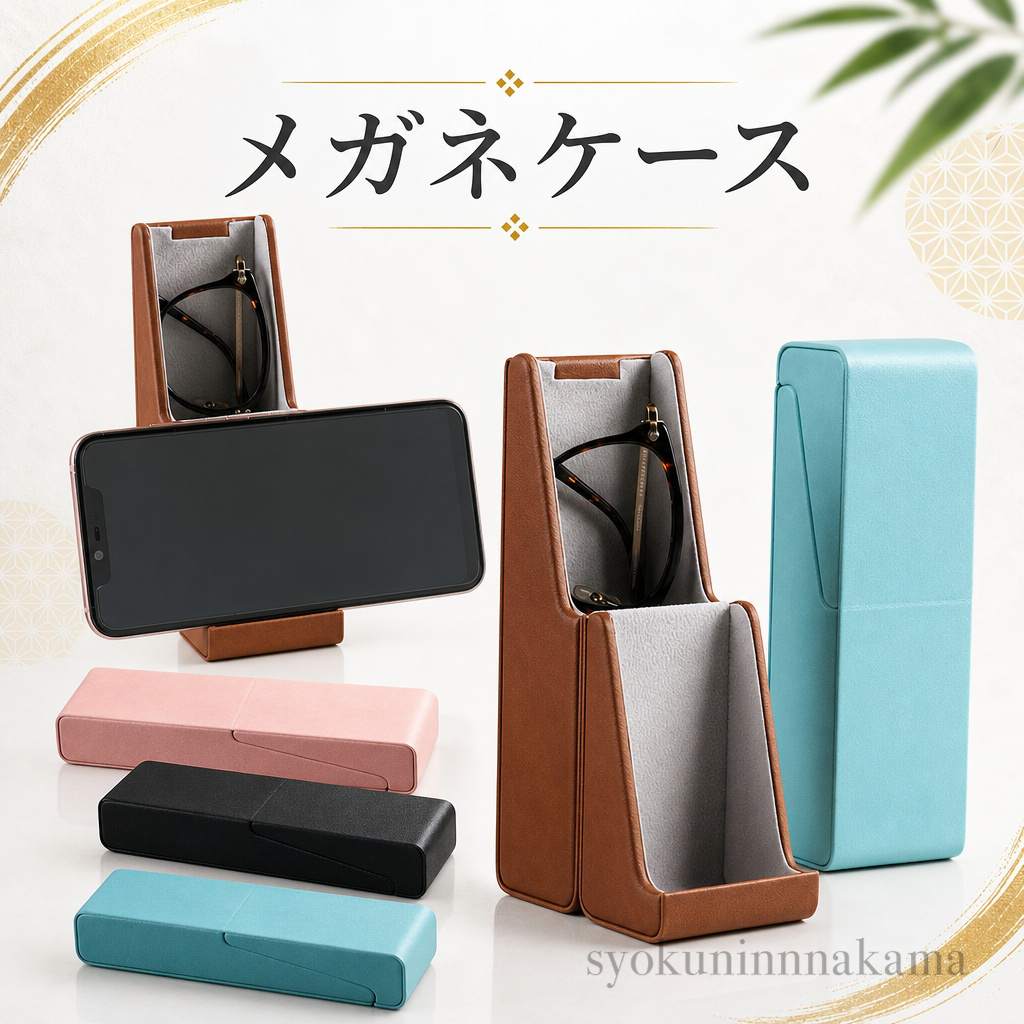 ※測る位置によって、±1〜2cmの誤差が生じる場合がございます。※掲載の商品画像と実際の色は、室内、室外での撮影の状況、モニターの表示等により若干異なる場合がありますので、ご了承ください。※製品の仕様は品質の向上・改善のため、予告なく変更となる場合があります。※海外輸入品のため、輸送・検品時に汚れやキズがつく場合がございます。ご使用に支障のない程度につきましてはご了承ください。※エコの観点から簡易包装を行っております。商品によっては外箱に直接伝票を貼り付けて発送することがございます。ラッピング包装は承っておりません。ご了承ください。メガネケース 眼鏡ケース メガネスタン バッグ 小物 ブランド雑貨 豊富な品揃え ブラウン ピンク ブラック ブルー