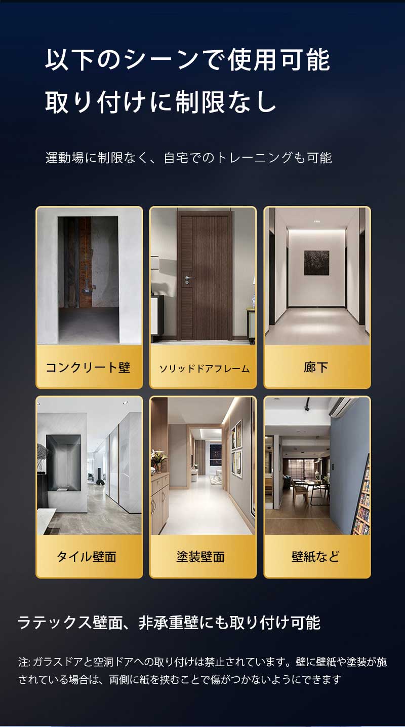 懸垂バー ドアジム 耐荷重400kg ぶら下がり健康器 懸垂 ぶら下がり器 ドア 懸垂棒 ...