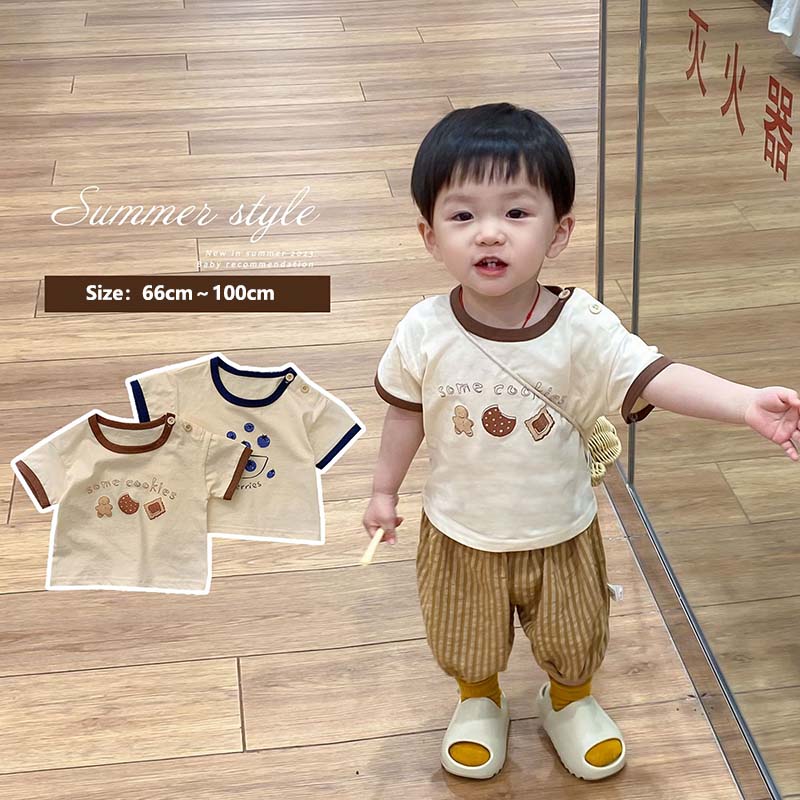 tシャツ キッズ 半袖 ベビー服 男の子 女の子 トップス 綿 コットン 子供服 Tシャツ カットソー 赤ちゃん 子ども服 夏服 ユニセックス おしゃれ 可愛い 保育園 幼稚園 8 73cm 66cm