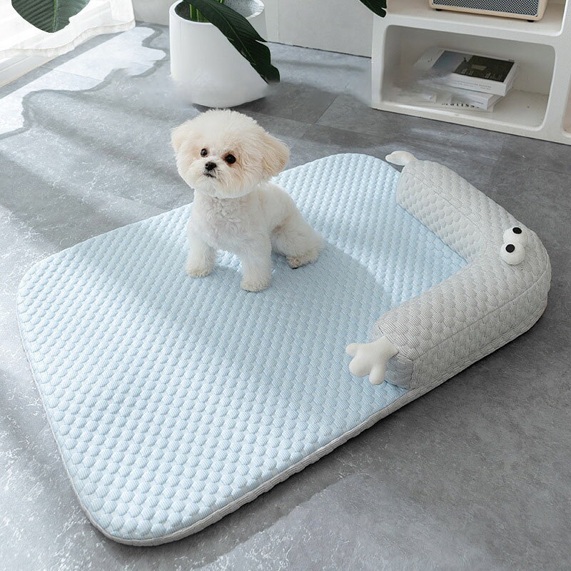 ペット 猫 冷感ペット用マット 夏用 犬用品 ベッド マット 寝具 マット 通販 ブルー 長方形 グリーン 長方形 ブルー 楕円形 グリーン 楕円形 S(適用体重2.5kg) M(適用体重5kg) L(適用体重10kg) XL(適用体重20kg)