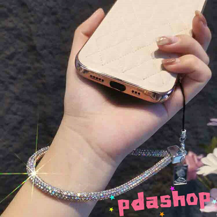 ストラップキラキラスマホチャームラメショートタイプロングタイプ全5色ロープスマ...