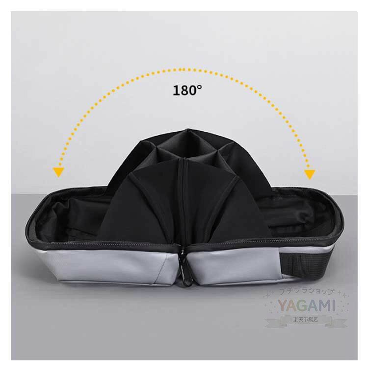 180°開口 超強収納力 防水 ガジェットポーチ マルチポケット PC周辺機器整理収納 マウス 充電器 グレー 旅行 トラベル feel5351-10074834 FEEL FEEL サンプル画像2