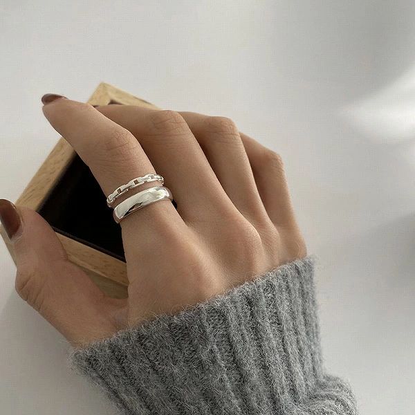 ハンドメイド 指輪 S925 アクセサリー 指輪 スターリングシルバー ハンドメイド アクセサリーパーツ