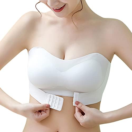 バストアップ ずれ落ちない 高弾性 ストラップレスブラ チューブトップ 脇高 結婚...