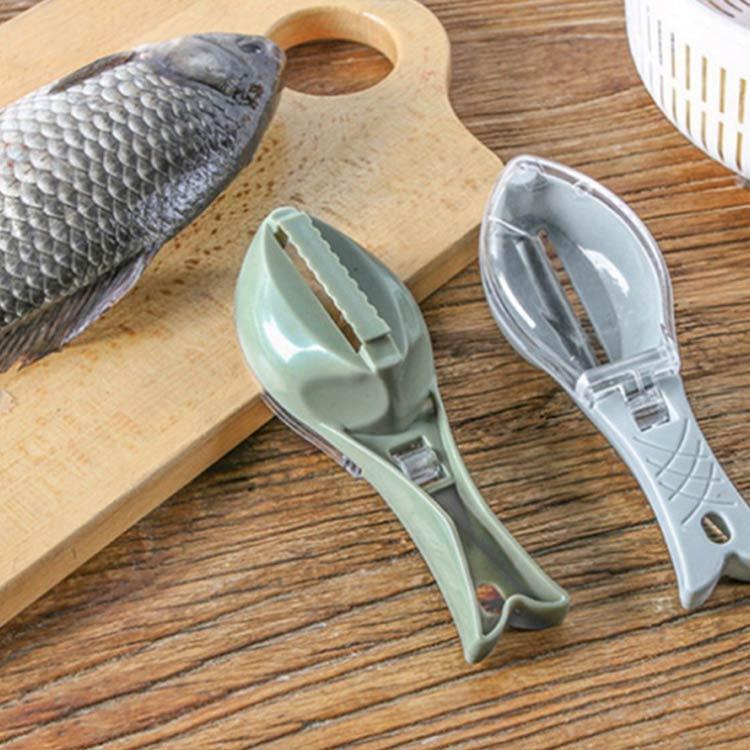 FEEL FEELの調理器具 キッチンツール 商用 うろこ取り 飛び散らない ホーム用 魚鱗クリーナー 魚型 ケース付き 事務用 鱗取り 鱗発散防止 ウロコ取り 鯛・ウロコ・寿司・釣り用 お店用｜アングル2