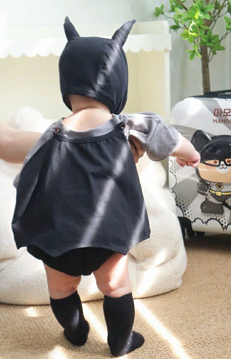 キッズ 80 カバーオール 0歳 赤ちゃん こうもり 幼児 73 記念写真 コスプレ 着ぐるみ かわいい 贈り物 誕生日 出産祝い 子供服 ベビー服 プレゼント ベビー コウモリ ロンパース ハロウィン マント付き 66 コスチューム 仮装 ハロウィーン衣装 1歳 90cm 3