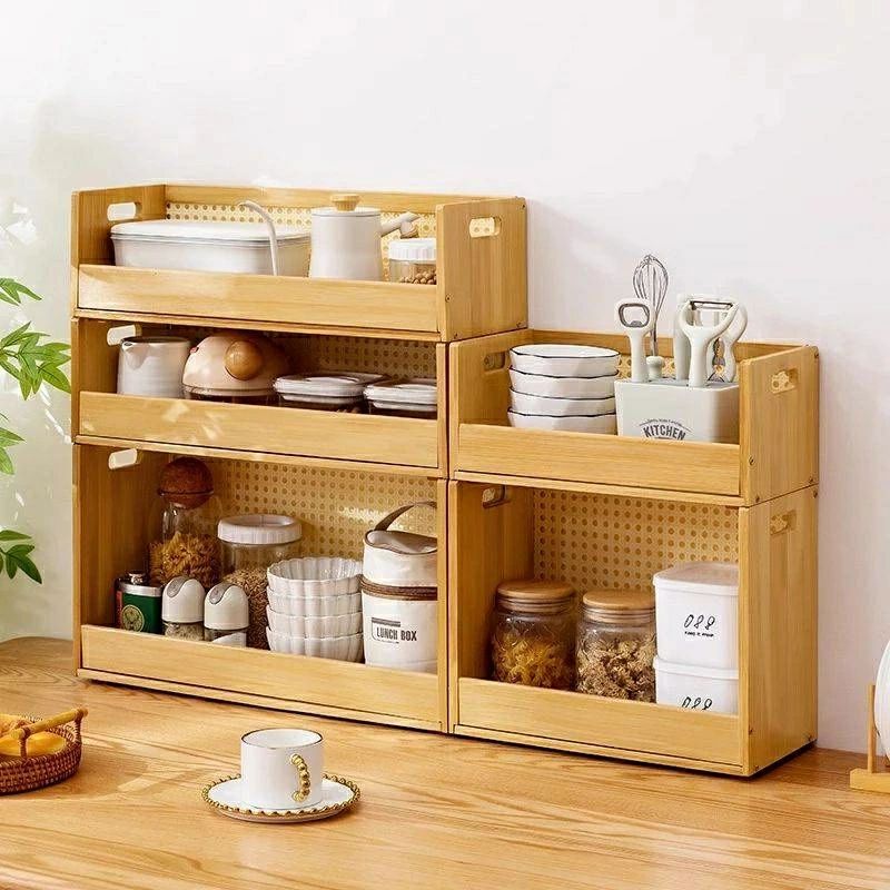 烹调用具架 - 食器収納 収納棚 便利収納ラック キッチングッズ 調味料ラック 収納ラック コップラック 台所収納 キッチン収納 ラック 棚 ココテリアカップボード 食器棚 おしゃれ