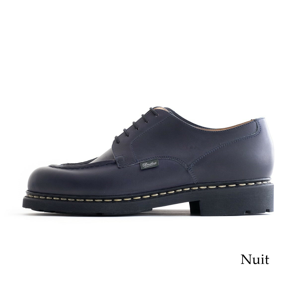 Paraboot CHAMBORD Cuir Lisse (4色 Nuit/Cafe/Marron/Noir) 710710 パラブーツ シャンボード 革靴 シューズ レザー ラバーソール メンズ 送料無料