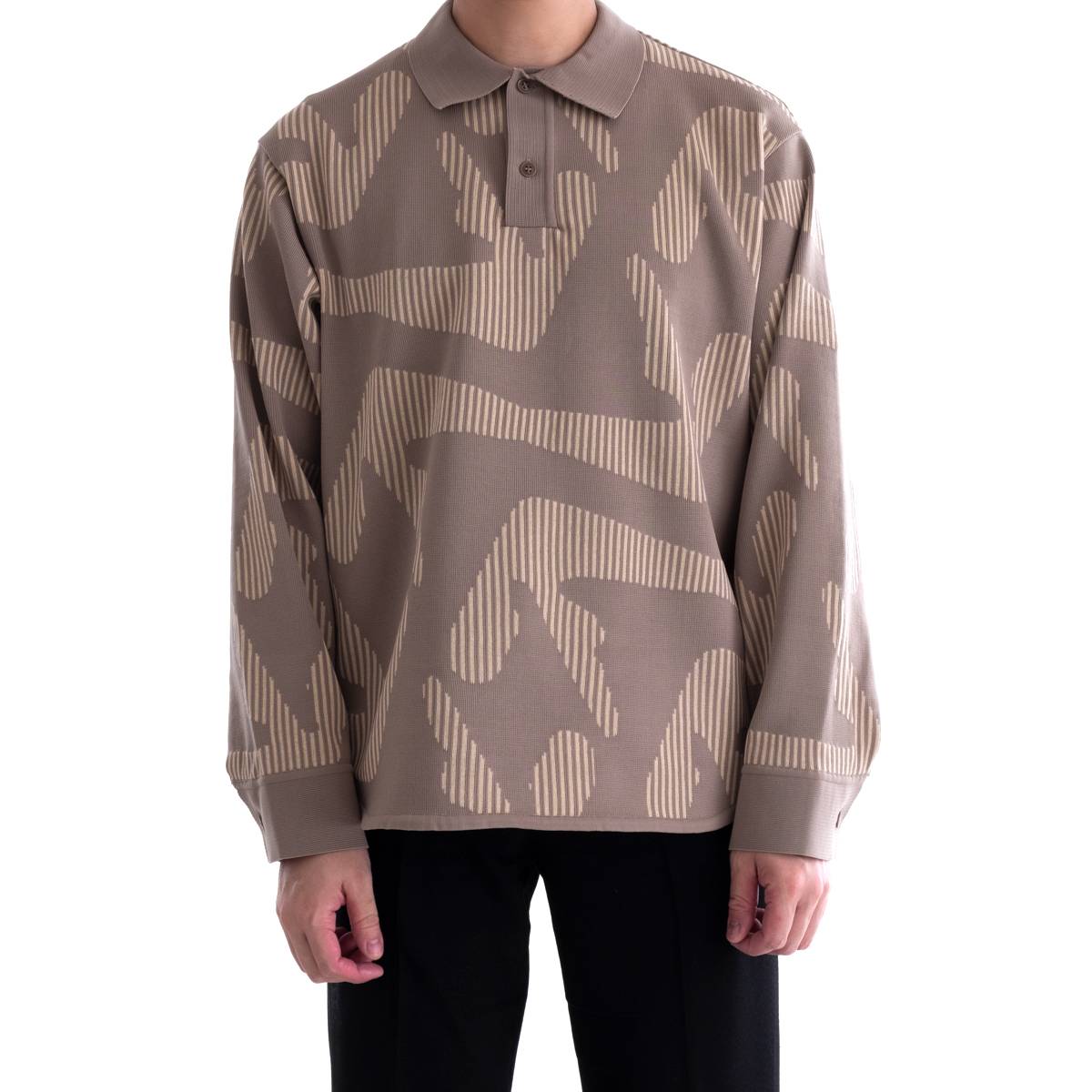 BLAHW IDM JACQUARD PULL OVER KNIT SHIRTS (2) 23SS-KT03 ֥顼 㥬 ץ륪С ˥å  ݥ ݥ  ȥå  ȥåץ   ̵