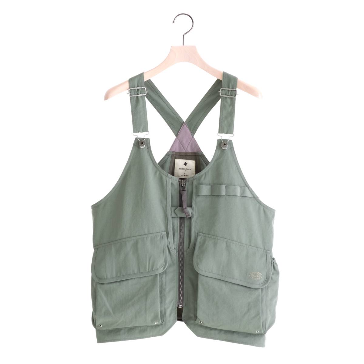 Snow Peak TAKIBI Weather Cloth Vest (2色) JK-24SU102 スノーピーク 焚火ベスト タキビベスト 焚火 タキビ ベスト アラミド 難燃 アウトドア キャンプ ユニセックス 人気商品 送料無料