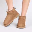 【WOMEN'S】 EMU Australia Sharky Micro (Chestnut) W12548 エミュオーストラリア エミュ ムートンブーツ ムー...