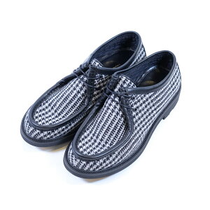 【SALE 40%OFF】 42ND ROYAL HIGHLAND チロリアンシューズ Houndstooth (BLACK COMBI) CS7411 ロイヤルハイランド ハウンドトゥース 千鳥格子 シューズ メンズ 送料無料