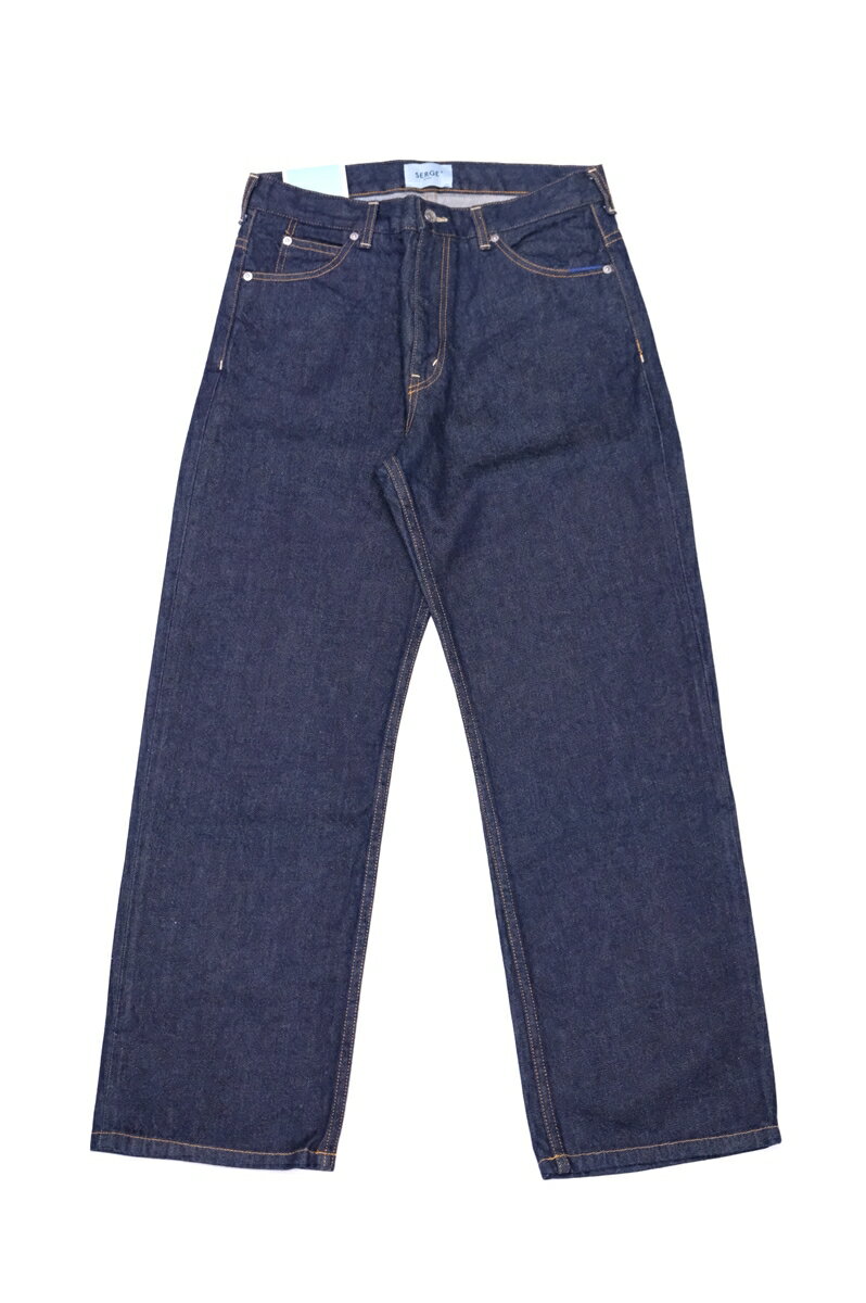 SERGE DRY BAGGY (INDIGO) 07040532 サージ ドライ バギー リジット フラワーオイル トリートメント 日本製 デニム ジーンズ パンツ メンズ 送料無料