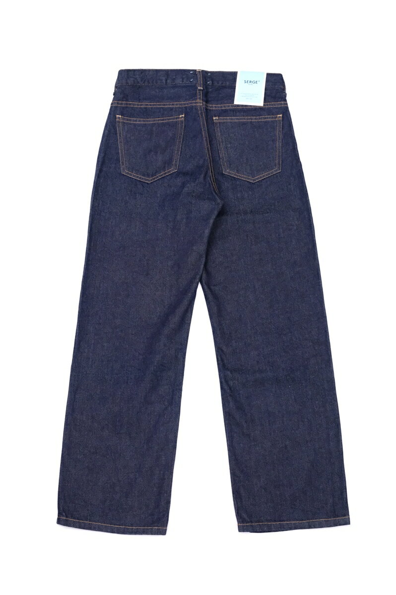 SERGE DRY BAGGY (INDIGO) 07040532 サージ ドライ バギー リジット フラワーオイル トリートメント 日本製 デニム ジーンズ パンツ メンズ 送料無料