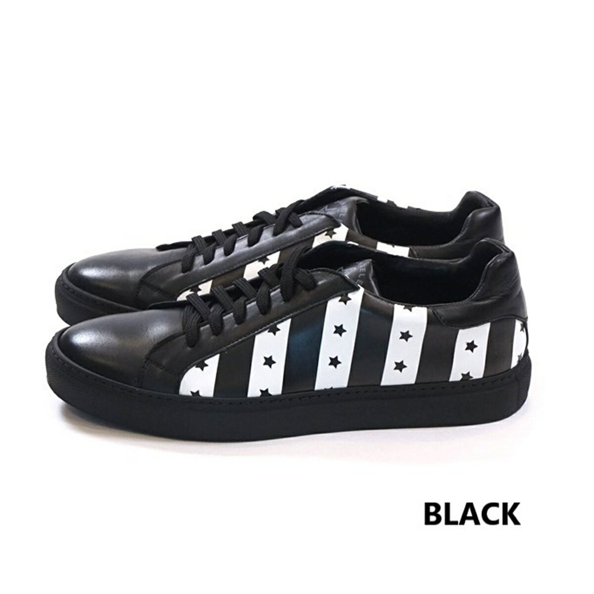 SALE 30%OFF DANIELE ALESSANDRINI SNEAKERS BASSA LACCI RIGHE (2 BLACK/WHITE) 211-57682001 ˥쥢åɥ꡼ ˡ 塼  ꥢ  ̵