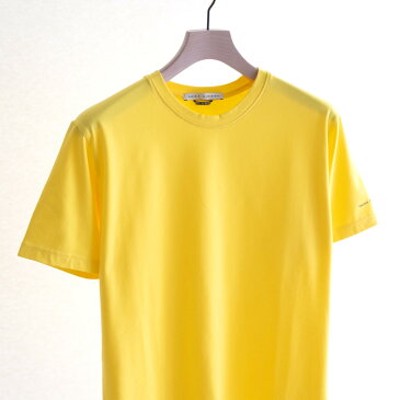 DANIELE ALESSANDRINI MAGLIA GIRO UNITO ST (2色 YELLOW/ORANGE) 211-65541001 ダニエレアレッサンドリーニ 伸縮性 無地T Tシャツ カットソー イタリア メンズ 送料無料