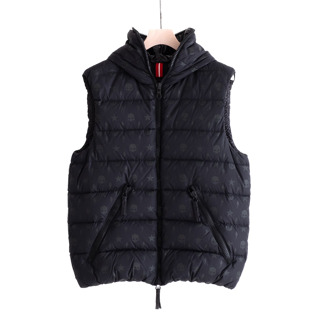 デュベティカ HYDROGEN ALLOVER DOWN VEST HYDROGEN BY DUVETICA (BLACK) 210-76411001 ハイドロゲン デュベティカ ダウン 高品質 ダウンベスト ベスト イタリア メンズ 送料無料