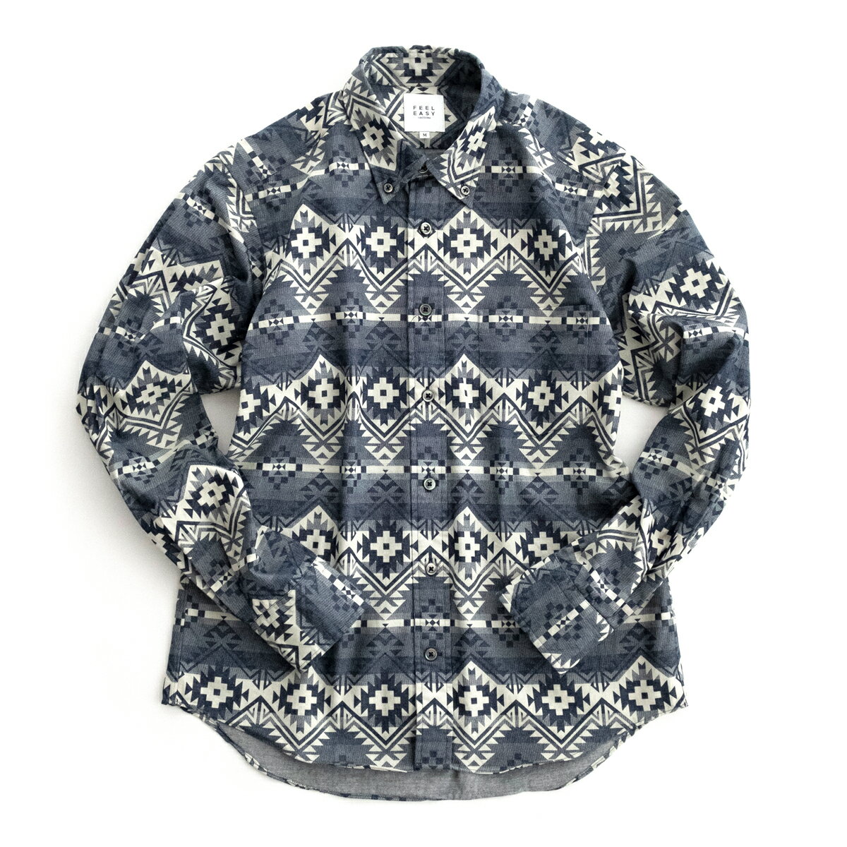 FEEL EASY ORIGINAL TRIVAL INDIGO SHIRT (Indigo) FE-BD-6103 ե륤 ...