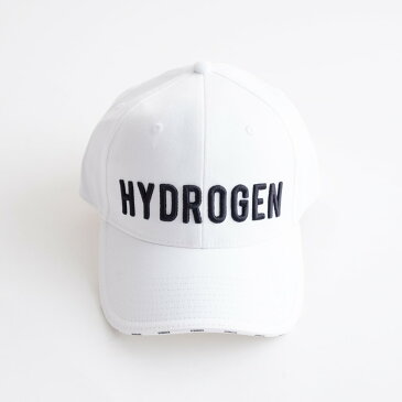 HYDROGEN ICON CAP (2色 WHITE/BLACK) 210-24689001 ハイドロゲン キャップ 帽子 オールシーズン シグネチャー 定番 ブランドネーム イタリア ユニセックス 男女兼用 メンズ 送料無料