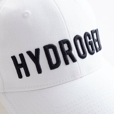 HYDROGEN ICON CAP (2色 WHITE/BLACK) 210-24689001 ハイドロゲン キャップ 帽子 オールシーズン シグネチャー 定番 ブランドネーム イタリア ユニセックス 男女兼用 メンズ 送料無料