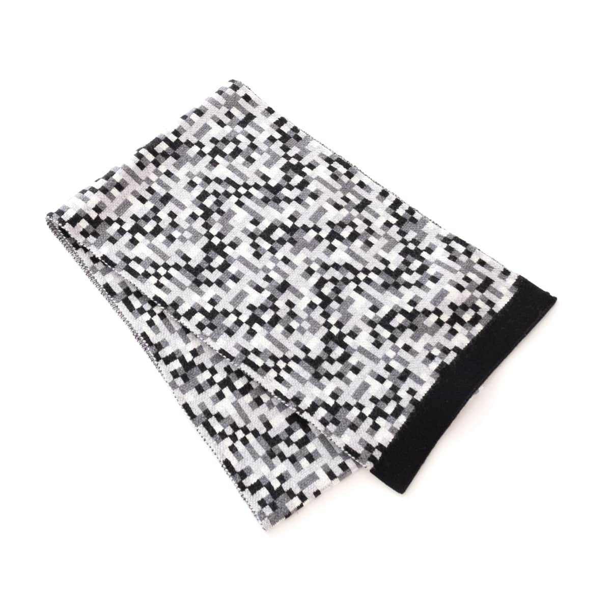 JENNIFER KENT PIXEL SCARF (2色) ES-M-S-17-09 ジェニファーケント スカーフ メリノウール ウール マ..