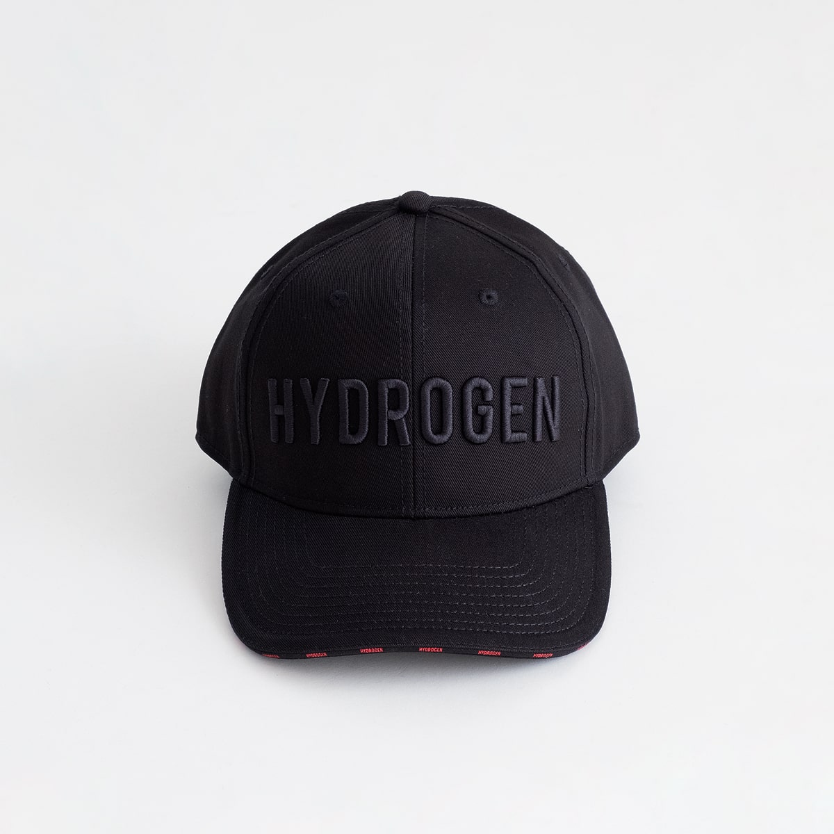 HYDROGEN ICON CAP (2色) 210-43989001 ハイドロゲン アイコン キャップ ロゴ 立体的 エンボス オールシーズン サイズ調整 帽子 イタリア メンズ 送料無料