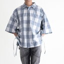 【SALE 30 OFF】 DISCOVERED Hicount Twill Block Check Shirt (2色) DC-SS21-SH-03 ディスカバード チェック ビッグシャツ シャツ ビッグシルエット オーバーサイズ メンズ 送料無料