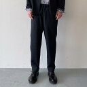 【SALE 30%OFF】 nuterm Double Face Fleece Trousers (Navy×Black) 004PT-021W ニューターム フリース イージーパンツ ウエストゴム セットアップ パンツ 日本製 メンズ 送料無料