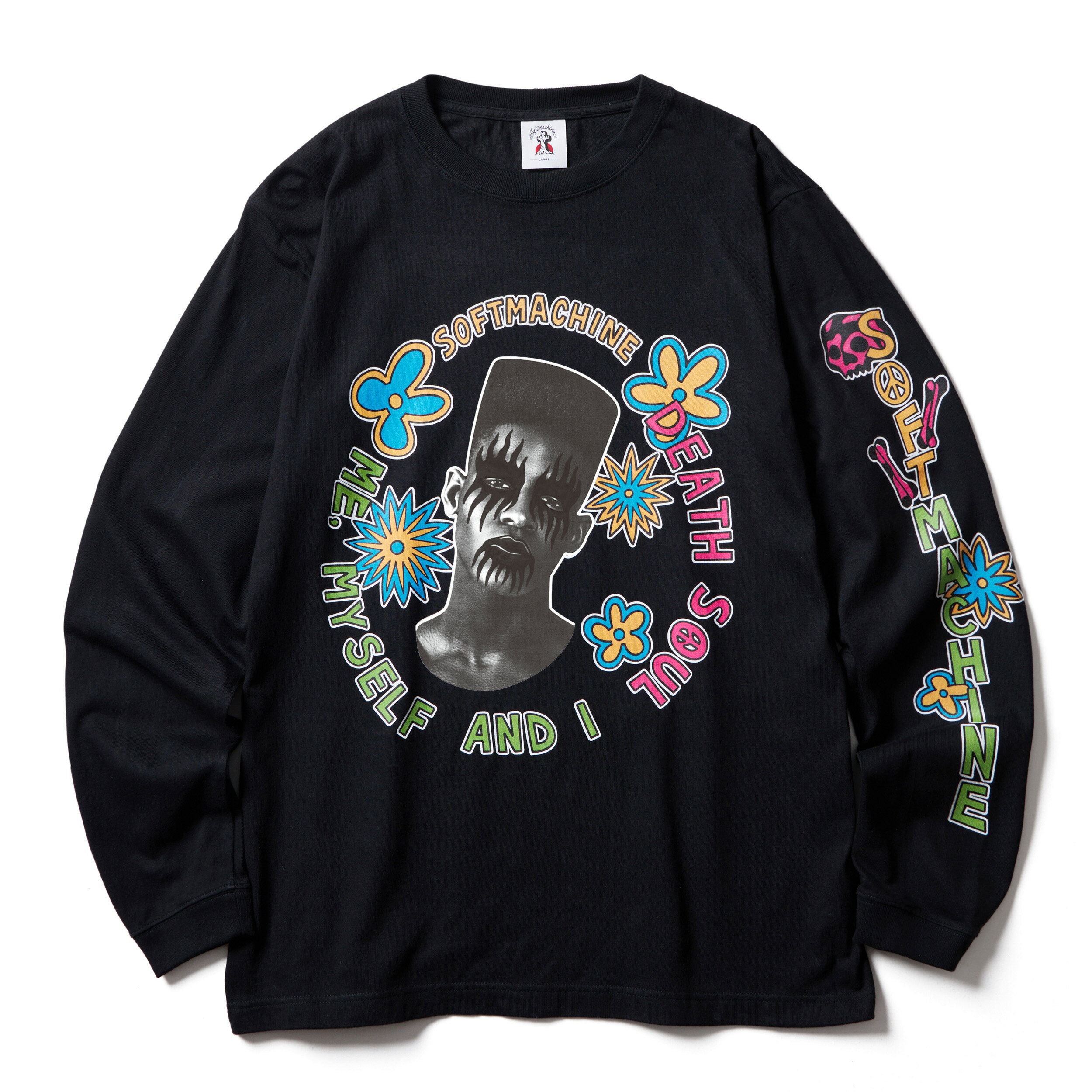 乐天商城 - SOFTMACHINE ソフトマシーン /DEATH SOUL LS T BLACK