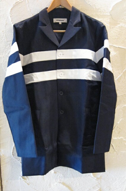 Rakuten - ★送料無料★INTERFACE　インターフェイス/LINE COAT NAVY×WHITE