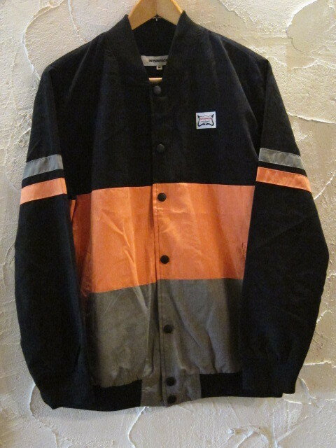 ★送料無料★INTERFACE インターフェイス/COTTON SUEDE JKT BLACKxORANGE