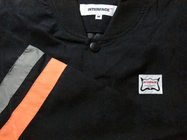 ★送料無料★INTERFACE インターフェイス/COTTON SUEDE JKT BLACKxORANGE