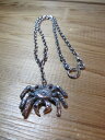 INTERFACE C^[tFCX/SPIDER PENDANT SILVERxBRASS