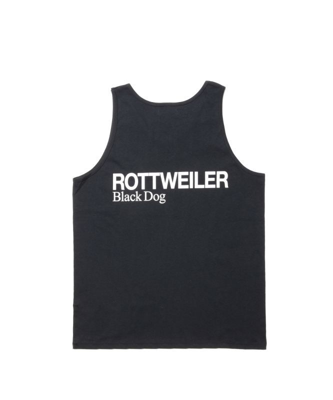 ROTTWEILER(ロットワイラー)/2LINE TANK TOP BLACK