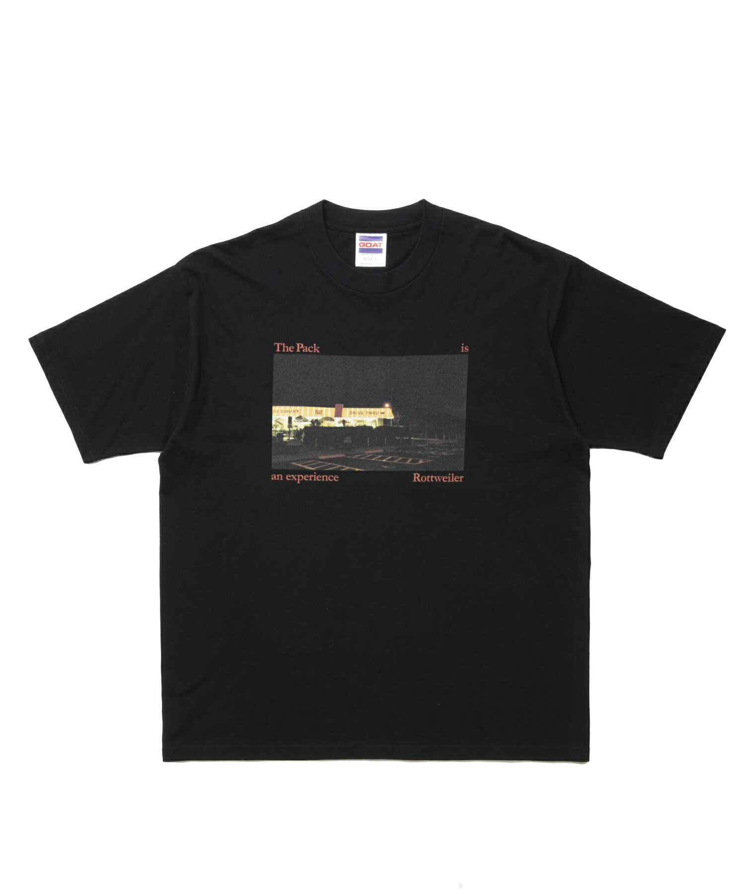 ROTTWEILER(ロットワイラー）/CAL NIGHT PHOTO T BLACK