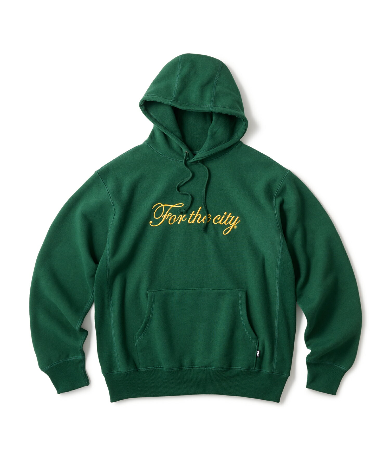 Rakuten - FTC/SCRIPT LOGO PULLOVER HOODY GREEN