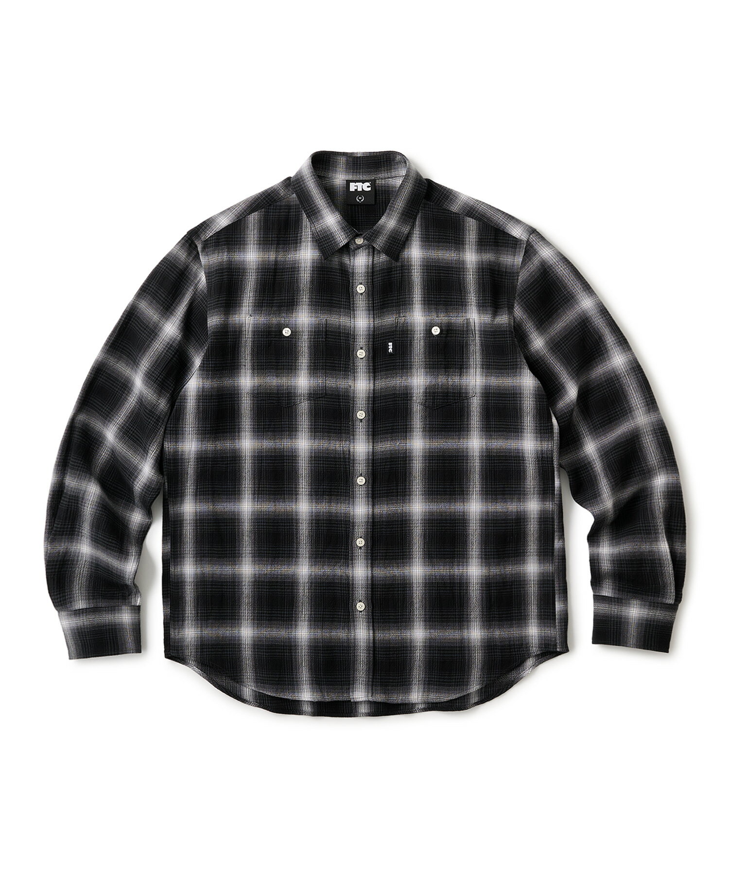 Rakuten - FTC/SHADOW PLAID SHIRT BLACK