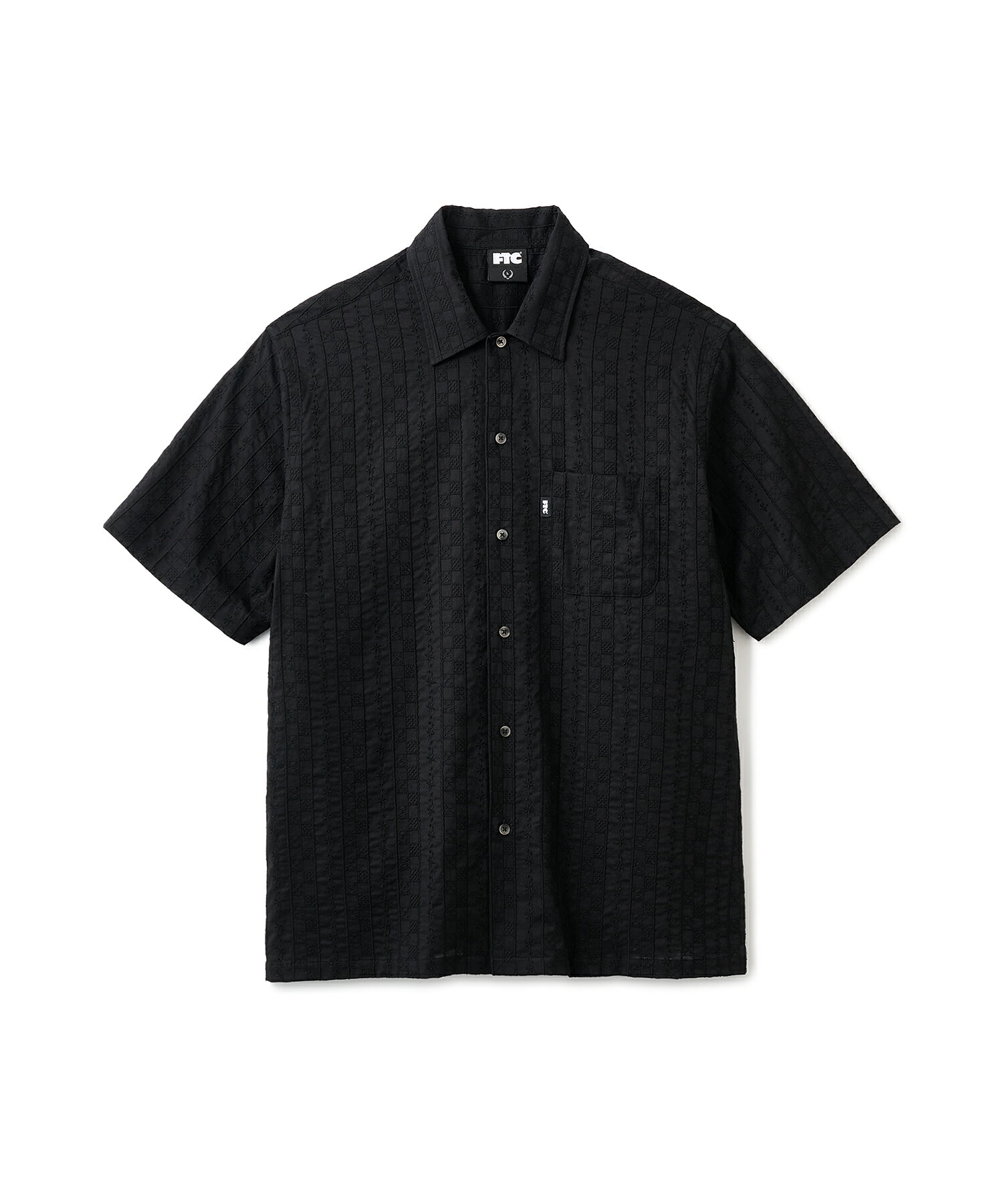 FTC/CHECKER LACE SHIRTS BLACK