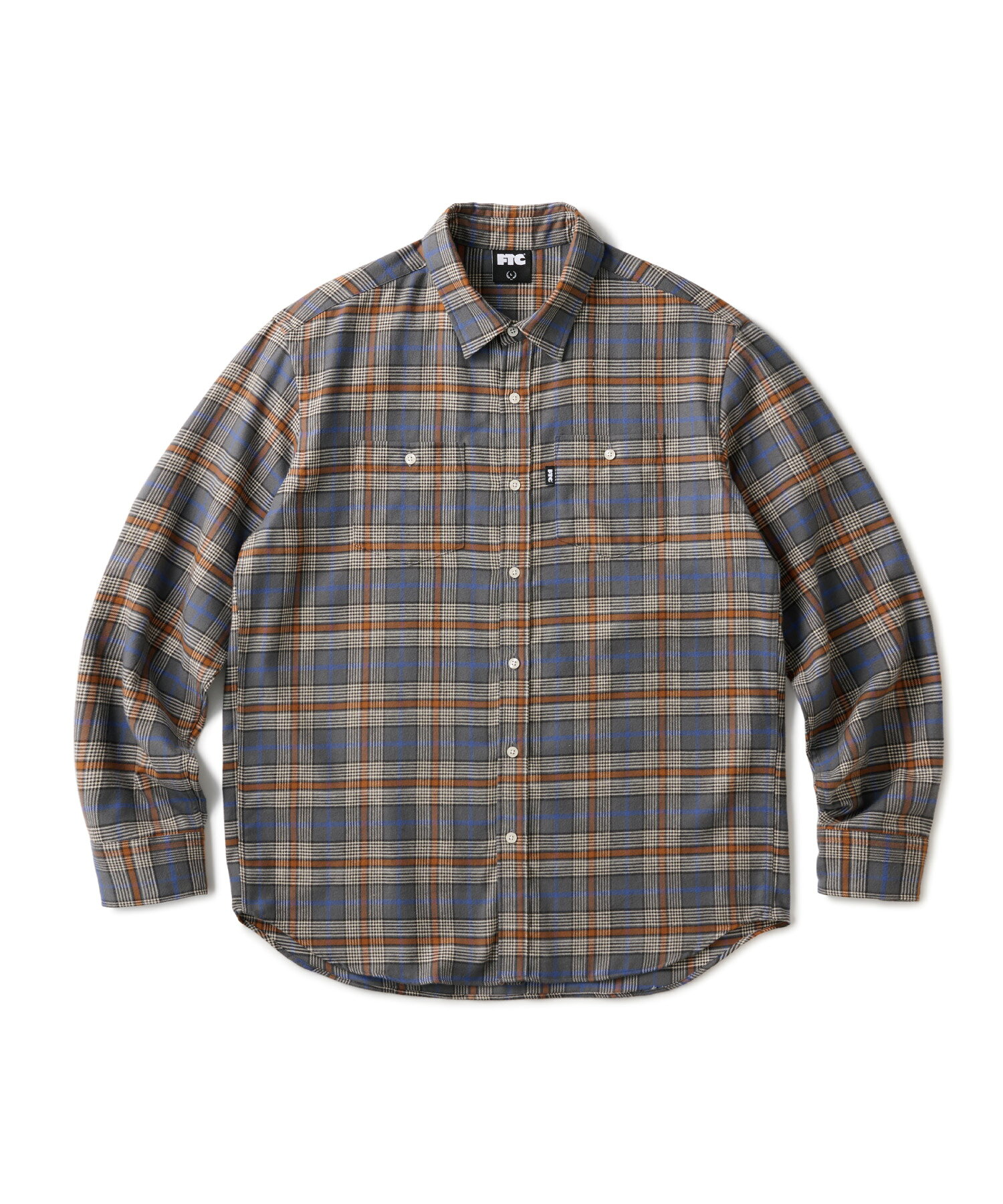 FTC/PLAID NELL SHIRT GRAY