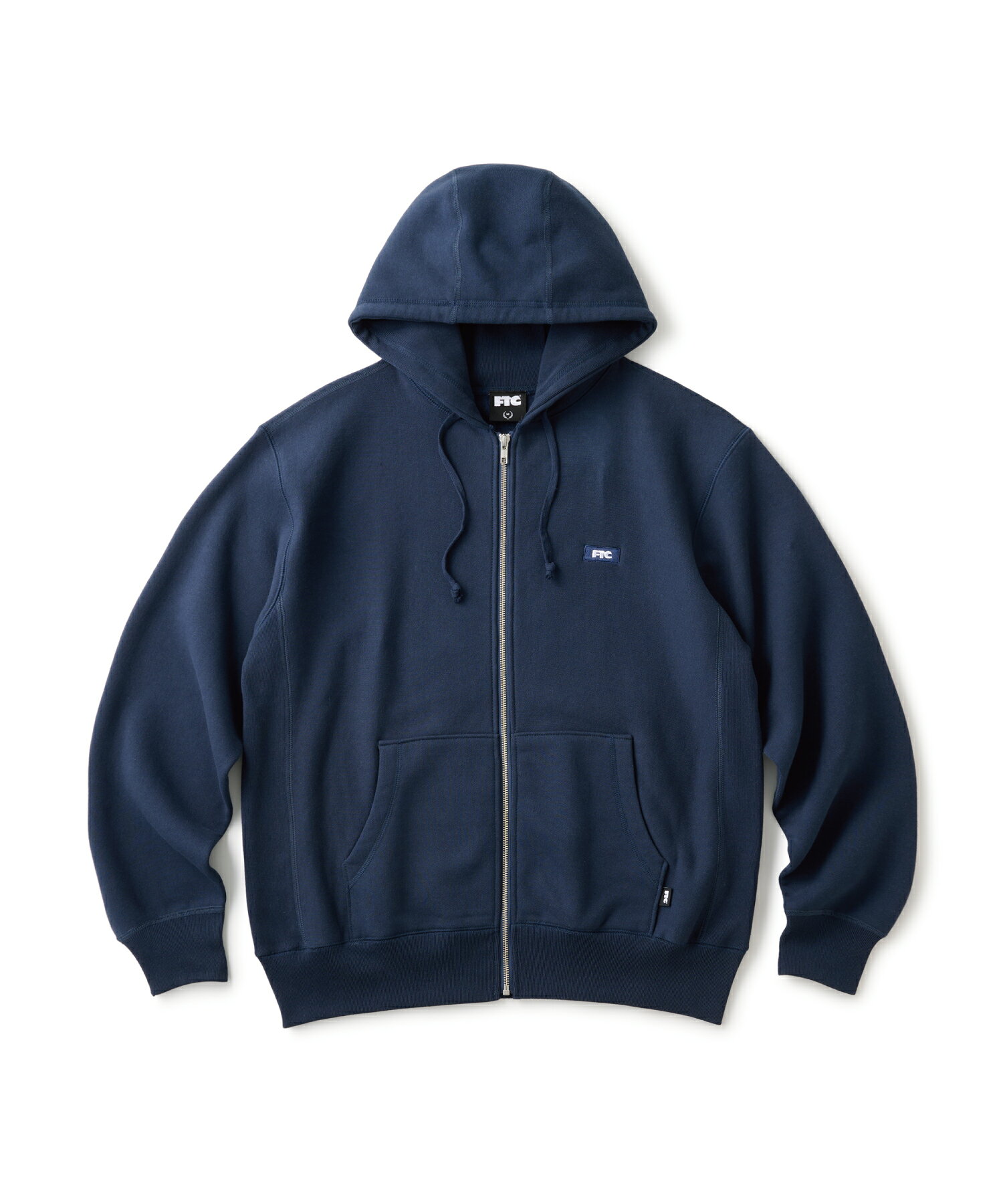 FTC/SMALL BOX LOGO ZIP UP HOODY NAVY