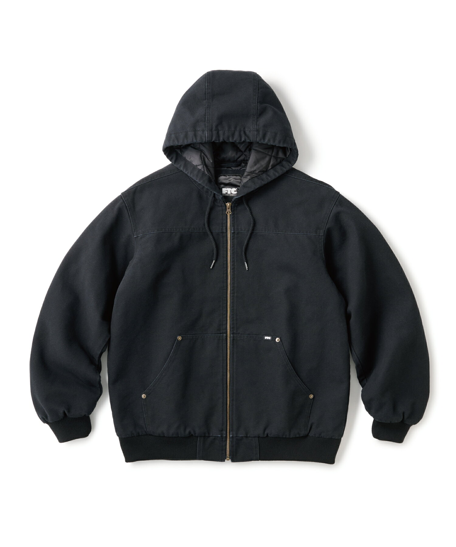 FTC/WASHED HOODED WORK JKT BLACK