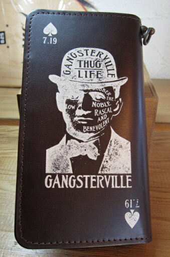 ★送料無料★GANGSTERVILLE ギャングスタービル/GSV WALLET BROWN ★送料無料★GANGSTERVILLE ギャングスタービル/GSV WALLET BROWN