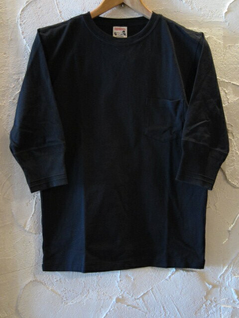 乐天商城 - GLAD HAND(グラッドハンド)/HALF SLEEVE POCKET T BLACK