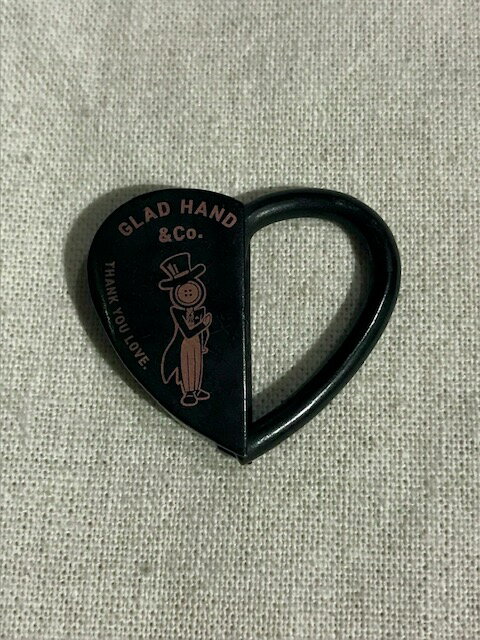 GLAD HAND(グラッドハンド)/HEART KEY RING BLACK